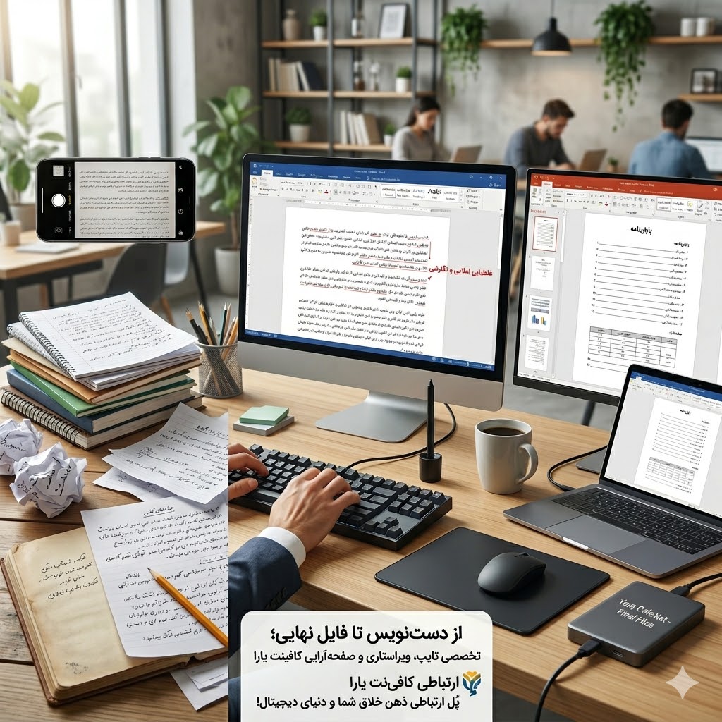 خدمات تایپ (پروژه دانشجویی)