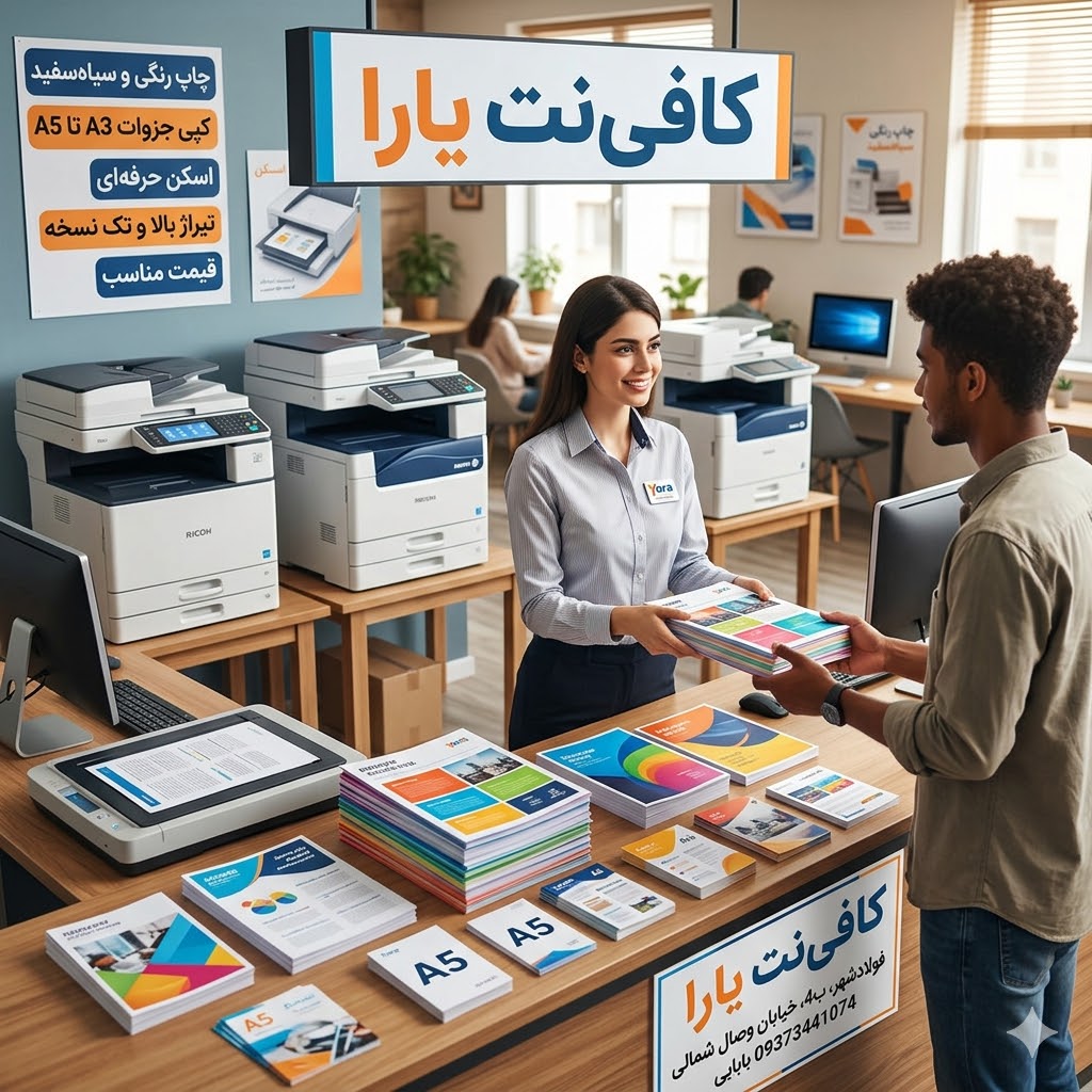 چاپ، کپی، اسکن و ....